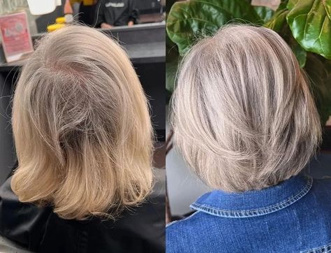 How to Get Yellow Out of Gray Hair with Hydrogen Peroxide? How To Remove Yellow From Gray Hair, How To Get Yellow Out Of Gray Hair, Grey Hair Turning Yellow, Hydrogen Peroxide Hair, Brighten Whites, Healthy Products, Silver Grey Hair, Yellow Hair, Hydrogen Peroxide