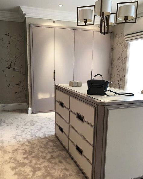 Master Wardrobe, House Themes, Bedroom Organisation, Sophie Paterson Interiors, Husband Office, Sophie Paterson, English Cottage Decor, Dressing Room Decor, Centre Island