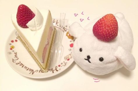 Japan Dessert, Choco Biscuit, Kawaii Dessert, Cute Bento, Japanese Candy, Kawaii Food, Cute Desserts, All Things Cute, Strawberry Cake