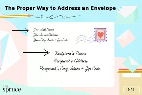 How To Address An Envelope, Address An Envelope, Writing Designs, Homemade Envelopes, Envelope Format, High School Resume, Mail Merge, Simple Resume, Diy Envelope