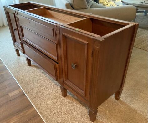 Buffet Makeover | Hometalk Buffet Storage Ideas, Buffet Redo Ideas, Redo Buffet Cabinet, Refinish Buffet Cabinet, Repurposed Buffet Cabinet, Buffet Makeover Before After, Diy Buffet Cabinet Makeover, Refurbished Buffet Cabinet, Old Buffet Makeover Ideas