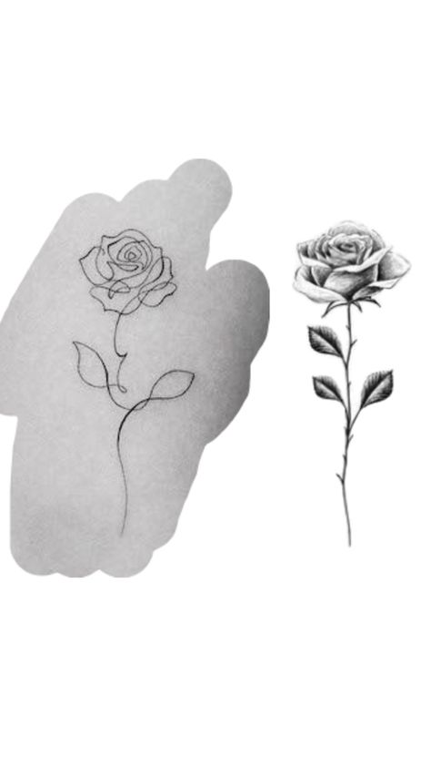 Rose In Harlem Tattoo, Dainty Rose Tattoo, It Tattoo, Ink Therapy, Neck Tattoos Women, Dainty Rose, Neck Tattoos, Tattoos Women, A Cross