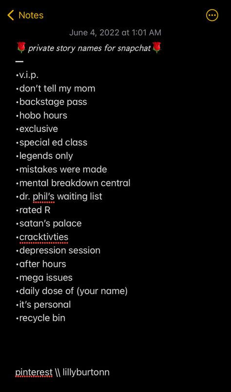 #snapchat #aesthetic #instagram #inspiration #tiktok #ideas #privatestorynames #snapchatideas #snap Sfs Ideas For Snapchat, Snapchat Public Profile Bio Ideas, Sfs Snapchat Ideas, Snap Story Names, Snapchat Name Ideas, Tiktok Names Ideas, Manifestation Boards, Combo Emoji, Snapchat Story Ideas
