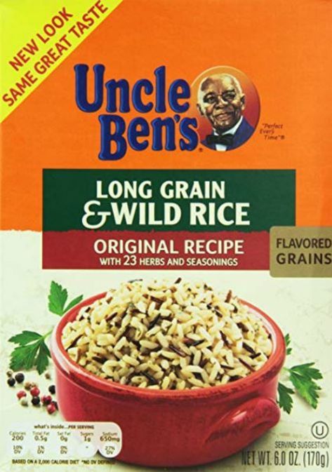 Uncle Bens Wild Rice Turkey Casserole - Frugal Hausfrau Rice Calories, Long Grain And Wild Rice, Uncle Bens Rice, Chicken Wild Rice Casserole, Kung Pao Chicken Recipe, Wild Rice Recipes, Wild Rice Casserole, Uncle Ben, Wild Rice Salad