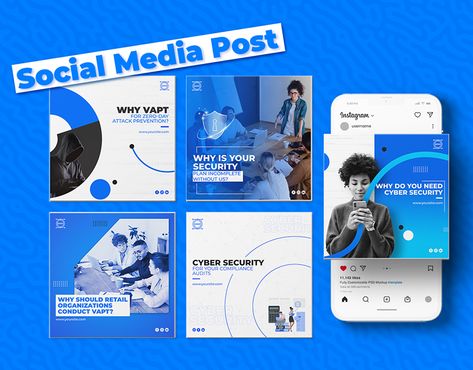 Blue And White Social Media Post, Professional Social Media Design, Linkedin Post Design, Creative Social Media Post, Social Networking Apps, Social Media Branding Design, Freelance Social Media, Facebook Post Template, Facebook Design