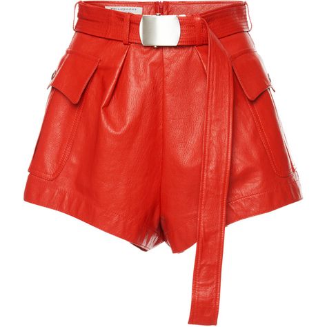 Philosophy di Lorenzo Serafini Leather Short (2.075 BRL) ❤ liked on Polyvore featuring shorts, red, high-rise shorts, mini short shorts, leather mini shorts, high rise shorts and high waisted shorts Red High Waisted Shorts, Chic High Waist Red Shorts, Red High Waist Denim Jean Shorts, Chic Red High-waisted Shorts, Luxury High-waisted Leather Shorts, Leather Shorts Farfetch, Cl Fashion, Mini Short, Kawaii Fashion Outfits