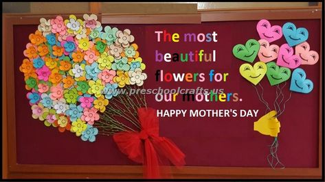 Mother's Day Bulletin Boards for Preschool - Preschool and KindergartenPreschool Crafts | Mobile Version Mothers Day Board Decorations For School, Mothers Day Chart For School, Mother's Day Board Decoration Ideas Shoe, Mother’s Day Bulletin Board, Mother's Day Board Decoration Ideas, Mothers Day Board Ideas, Mothers Day Decorations For School, Result Day Board Decoration Ideas, Mother's Day Bulletin Board Ideas