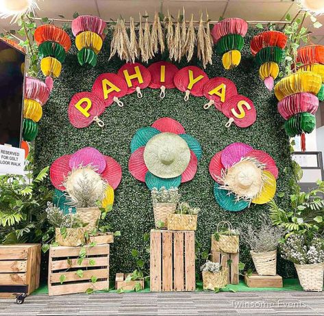 Filipino Theme Background, Barrio Fiesta Filipino Theme Backdrop, Buwan Ng Wika Decorations, Fiesta Theme Party Filipino Backdrop, Pista Sa Nayon Themed Party, Filipino Festival Decorations, Philippines Theme Party, Pista Sa Nayon Decoration, Filipino Fiesta Decorations