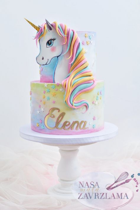 15 Captivating Unicorn Birthday Cakes - Find Your Cake Inspiration Rodjendanske Torte, Savory Cakes, Unicorn Birthday Cake, Cool Birthday Cakes, Unicorn Cake, Birthday Party Cake, Unicorn Birthday Parties, Perfect Cake, Girl Cakes