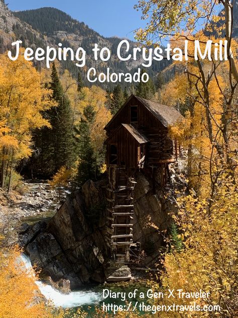 A Jeep ride to Crystal Mill in Colorado is a fun filled adventure. Not only do you pass beautiful mountain lakes and scenery, but you get to see the historic Crystal Mill and ghost town. #Crystalmillcolorado #coloradojeeptrail Mueller State Park Colorado, Eleven Mile State Park Colorado, Crystal Mill Colorado, Colorado Scenic Drives, Old Fall River Road Colorado, Colorado Hikes, Jeep Trails, Colorado Trip, Mountain Lakes