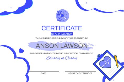 This Certificates template is a great starting point for your next design project. It is professionally designed and will help you deliver your message more effectively. Certificates Of Appreciation, Certificate Ideas, Certificates Template, Appreciation Template, Certificate Of Appreciation, Your Message, Certificate Templates, Design Project, Professions