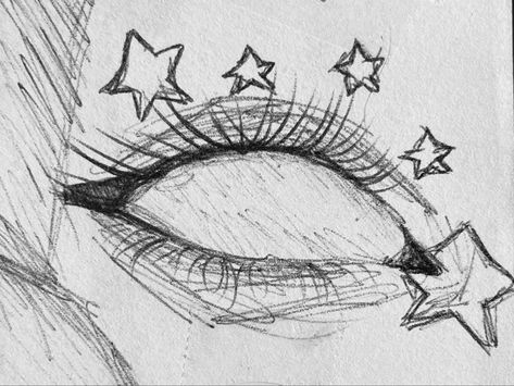 Drawing by me Tried Eyes Drawing, Star Eyes Drawing, Angel Drawing, Eyes Drawing, Star Eyes, Crazy Eyes, Cute Stars, Eye Drawing, Big Eyes