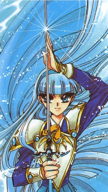 龍咲 海 Umi Ryuuzaki：魔法騎士レイアース Magic Knight Rayearth - CLAMP Magic Knight Rayearth Umi, Umi Ryuuzaki, Clamp Artwork, Clamp Anime, Edith Gonzalez, Magic Knight, Magic Knight Rayearth, Comics Anime, Arte Sailor Moon