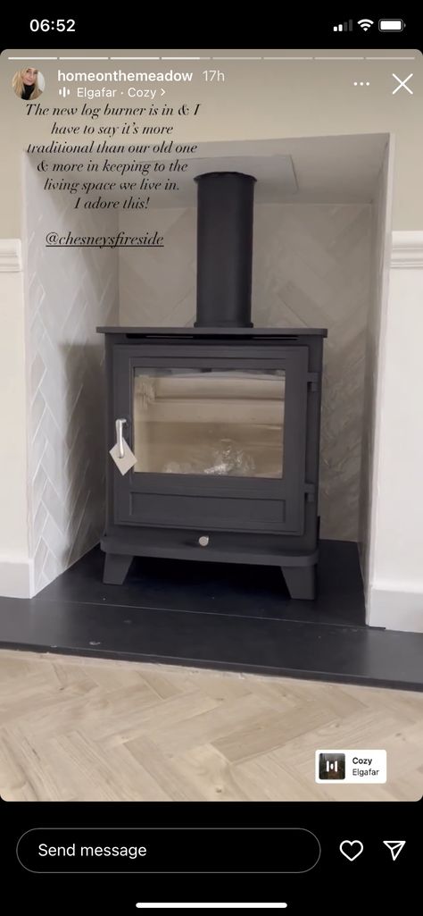 Tiles Around Log Burner, Tiled Log Burner, Log Burner Surround, Wood Burner Tiles, Wood Burner Tiles Behind, Tiled Hearth Ideas Log Burner, Log Burner Tiles Behind, Log Burner Tiles, Tiled Log Burner Fireplace