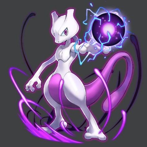 A the strongest Pokemon ever a physic type Mewtwo Pokemon, Strongest Pokemon, 3d Pokemon, Pokemon Mewtwo, Lucario Pokemon, Pokemon Red Blue, Painting Anime, Mew And Mewtwo, Pokemon Dragon