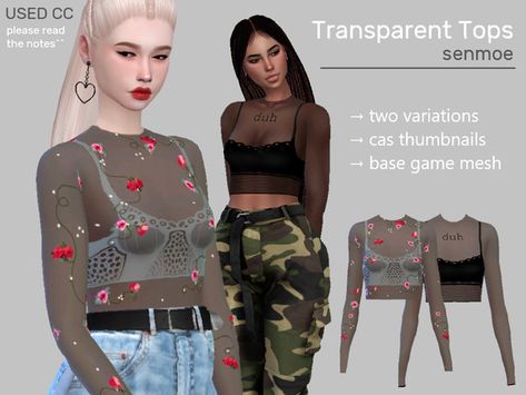 Sims 4 Transparent Top, Sims 4 Transparent, Transparent Clothing, Transparent Top, Reindeer Sweater, David Sims, The Sims 4 Download, Sims 4 Downloads, Sims Hair