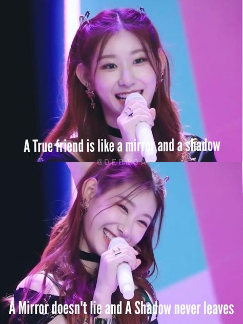 #itzy #chaeryeong #itzyChaeryeong #jyp #quotes #kpop #itzyquote #kpopquotes #leeChaeryeong #friendshipquote #friendship Kpop Friendship Quotes, Itzy Quotes, Dream Job Quotes, Quotes Kpop, Pop Quotes, Blackpink Quotes, Friendship Quote, Leader Quotes, Kpop Pics