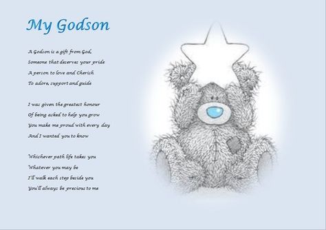 Godson Gift - Personalised Laminated Poem - Written By Seller Godmother Quotes Godson, Godson Birthday Wishes, To My Godson Quotes, Godchild Quotes, Godson Quotes, Godmother Quotes, Godparent Request Ideas, Godparent Request, Godchild Gift