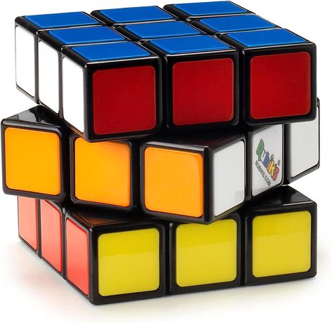 Rubik's Cube, The Original 3x3 Cube 3D Puzzle Cube Games, Puzzle Games For Kids, Fidget Cube, Challenging Puzzles, Magic Cube, Cube Puzzle, Spin Master, Rubik's Cube, Brain Teaser