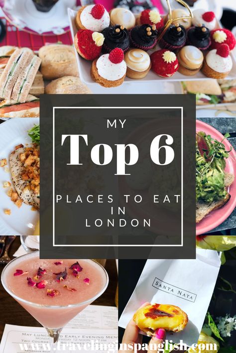 London is EVERYTHING, and it had EVERYTHING to eat. So where should you go for the best London Eats? Check out my blog post for my favorite 6 London Food spots!  #londontravel #londoneats #londonfood #londonmusteat #londontravelfood #travelinginlondon #londonfoodguide #london #travelblog #internationaltravel #latinablogger #latinatravelblogger #travelinginspanglish London Where To Eat, Best Food London, Eating In London, Best Cafes In London, Best Places To Eat In London, London Food Guide, Where To Eat London, Best Food In London, London Places To Eat