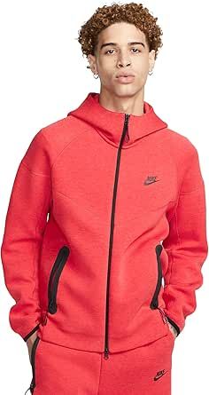 Fleece Windrunner Men's Full-Zip Hoodie Size - Medium Red Nike Tech, Best Soccer Shoes, Nike Sportswear Mens, Hype Clothing, Nike Tech Fleece, Red Nike, Men Style Tips, Nike Tech, Tech Fleece