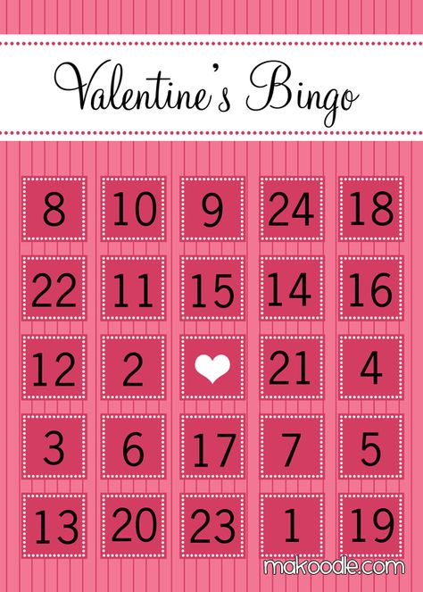 FREE Printable Valentine's Day Bingo Cards Valentine Bingo Free Printable, Valentines Day Bingo, Valentines Bingo, Valentines Class Party, Free Printable Valentines, Valentine Bingo, Valentines Games, Happy Hearts Day, Valentine's Day Games