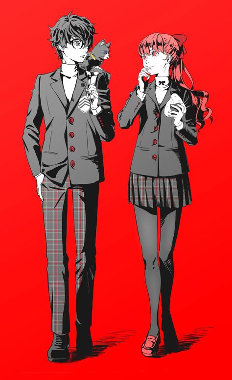 Persona 5 Kasumi X Joker, Kasumi Yoshizawa X Joker, Persona 5 Ren X Kasumi, Persona 5 Sumire X Joker, Joker X Kasumi, Persona 5 Royal Wallpaper, Sumire Yoshizawa, Hd Phone Backgrounds, Kasumi Yoshizawa