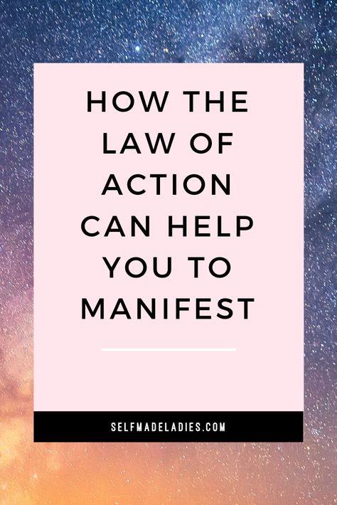 Law Of Inspired Action, Law Of Action, 12 Universal Laws, Manifestation Hacks, Laws Of The Universe, Writing Content, Inspired Action, Universal Laws, Metaphysical Spirituality