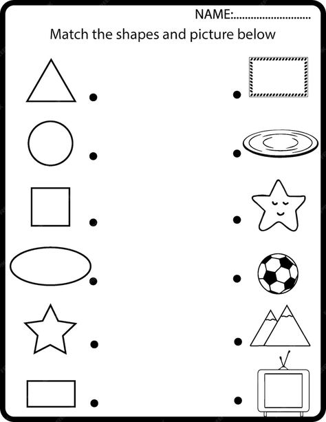 Lkg Worksheets, Teacher Letter, Shape Worksheets For Preschool, Nursery Worksheets, Shapes Worksheet Kindergarten, Preschool Activities Printable, Shape Activities Preschool, Fun Worksheets For Kids, Blends Worksheets