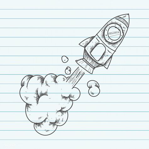 Rocket ship doodle design vector | premium image by rawpixel.com / te #vector #vectorart #doodle #sketch Rocket Ship Doodle, Ship Doodle, Rocket Drawing, Space Doodles, Sketches Doodles, Space Drawings, Art Sketches Doodles, Doodle Design, Image Paper