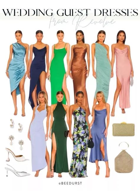 Wedding guest dresses from Revolve, party dress, spring wedding accessories, spring dresses Spring Wedding Accessories, Summer Wedding Guest Dresses, Revolve Party, Summer Wedding Guest, 2024 Outfits, Line Dot, Wedding Guest Dresses, Dress Spring, Wedding Guest Dress Summer