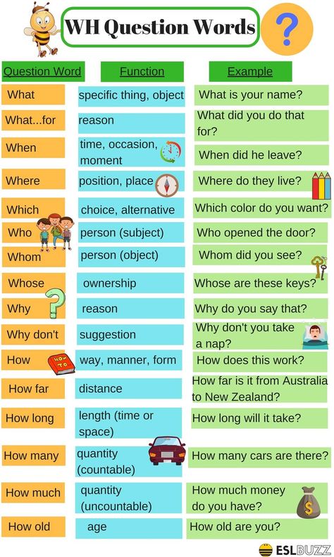 Question words are also called WH questions because they include the letters 'W' and 'H'. W H Questions, Wh Question Words, Struktur Teks, Question Words, Tatabahasa Inggeris, Materi Bahasa Inggris, English Grammar Tenses, English Grammar Rules, English Teaching Materials