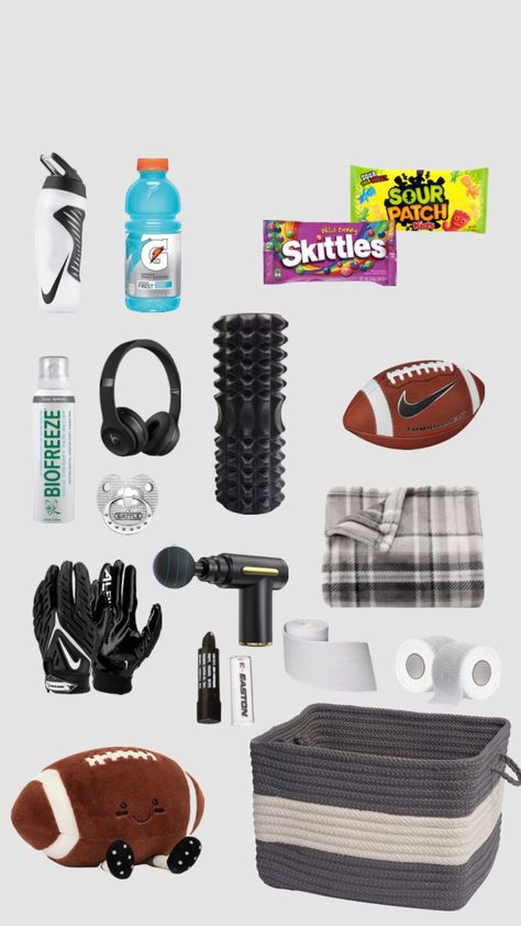 Boo Basket Ideas For Boyfriend Football, Boyfriend Football Baskets, Basketball Gift Basket For Boyfriend, Brr Basket For Men, Burr Basket Ideas For Boyfriend, Brrr Basket For Boyfriend, Gifts For Basketball Boyfriend, Burr Basket For Boyfriend, Burr Basket For Bf