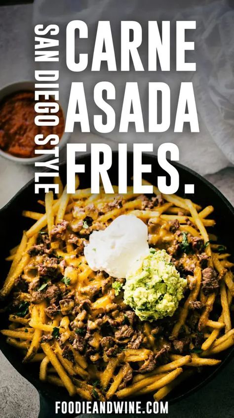 Carne Asada Fries Homemade, Carne Asada Fries Recipe, Authentic Carne Asada, Carne Asada Fries, Carne Asada Recipes, Cheap Family Meals, Mexican Pork, San Diego Style, Blackstone Grill