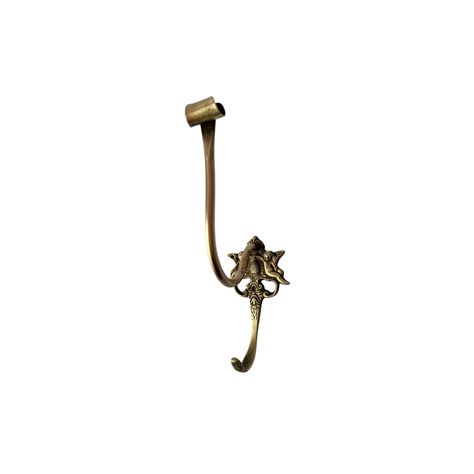 Antique French Brass Wall Hook. Coat Rack. Hat Hook. Brass Wall Hook, Hat Hook, Hat Hanger, Hat Hooks, Le Crochet, Brass Decor, Brass Wall, Product Range, Wall Hooks