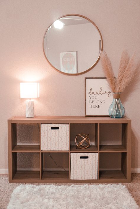 Entryway On A Budget, Cube Storage Entryway Ideas, First Home Decor On A Budget, Very Small Entryway Ideas, Front Entryway Ideas, Entryway Apartment, Diy Apartment Decor Ideas, Apartment Decor On A Budget, Home Decor On A Budget