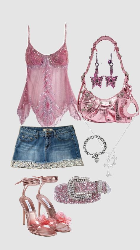 #y2k Cheap Y2k Outfits, Corset Y2k Outfit, Y2k Feminine Outfits, Summer Clothes Y2k, Y2k Fairy Outfits, Y2k Fashion Inspiration, Old Y2k Outfits, Colourful Y2k Outfits, Y2k Colorful Outfits