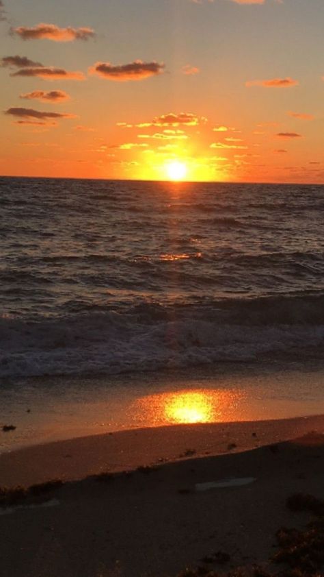 Pemandangan senja aesthetic Pantai Aesthetic, Alam Yang Indah