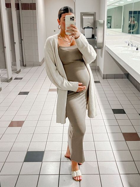 Ribbed Bodycon Dress curated on LTK Date Night Pregnant Outfit, Pregnant Outfit, Ribbed Bodycon Dress, Pregnancy Outfits, Fall Outfit, Date Night, Work Wear, Fall Outfits, Bodycon Dress