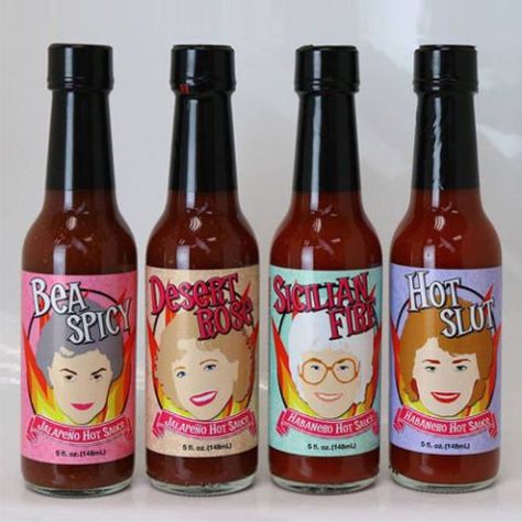 Golden Girls Merchandise, Golden Girls Gifts, Types Of Sauces, Habanero Sauce, Jalapeno Sauce, Habanero Hot Sauce, Online Gift Shop, Golden Girl, Real Simple