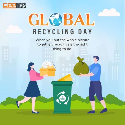 📦 Its global recycling day today. Take care of your surroundings and play your part to keep mother earth safe and pure for the generation to come. 🌳 ♻️𝗛𝗮𝗽𝗽𝘆 𝗚𝗹𝗼𝗯𝗮𝗹 𝗥𝗲𝗰𝘆𝗰𝗹𝗶𝗻𝗴 𝗗𝗮𝘆 𝟮𝟬𝟮𝟮. ♻️ #USA #RecyclingDay #safeenvironmnment #awareness #customizedboxes #packaging #CPPBoxes Global Recycling Day, Reuse Recycle Reduce Poster, Environment Day Placards, Make Everyday Earth Day Poster, Recycle Reduse Reuse Poster, Stainless Steel Pipe, Stainless Steel Tubing, Tomorrow Will Be Better, Take Care Of Yourself