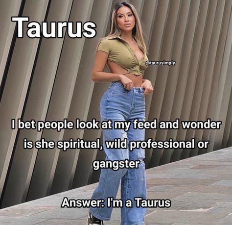 Taurus Baddie, Taurus Style, Taurus Vibes, Taurus Things, Taurus Aesthetic, Taurus Zodiac Quotes, Taurus Energy, Taurus Memes, Taurus Art