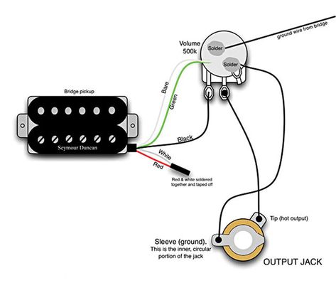 Mod Garage: The Original Eddie Van Halen Wiring | Premier Guitar Guitar Wiring, Strat Guitar, Guitar Diy, Guitar Tech, Simple Circuit, Guitar Rig, Diy Guitar, Unique Guitars, Steel Guitar