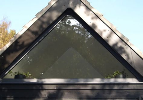 Gable end windows - Maximise light and view - IDSystems Gable End Windows, Triangle Windows, Gable Window, Roof Skylight, Garage Loft, Temple Gardens, Window Stained, Roof Extension, Stained Glass Door