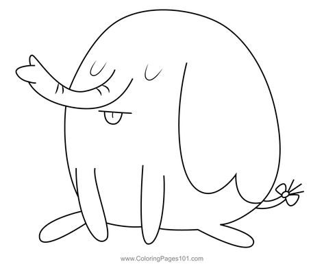 Tree Trunks the Elephant Sitting Adventure Time Coloring Page Adventure Time Elephant, Adventure Time Coloring Pages, Printable Tree, Elephant Sitting, Tree Trunks, Free Kids, Printable Coloring Pages, Printable Coloring, Adventure Time