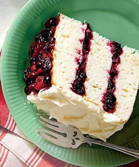 White Cake/cranberry Filling & Orange Buttercream Recipe White Cake With Cranberry Filling, Buttercream Christmas Cake, January Recipe, Cranberry Filling, Fancy Deserts, Orange Buttercream, Recipe Photo, Christmas Cake Recipes, Buttercream Recipe