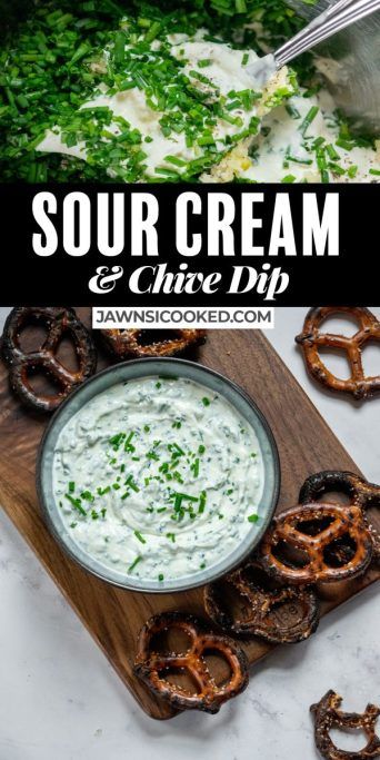 Homemade Chive And Onion Cream Cheese, Cream Cheese And Chives Dip, Dried Chives Recipes, Sour Cream Appetizer Recipes, Chives Recipe Dinners, Garlic Chive Recipes, Recipes Using Fresh Chives, What To Do With Chives, Chive Recipes Simple