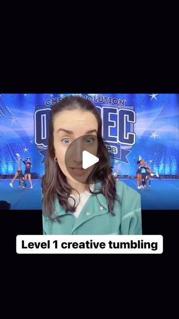 Judge Mimi on Instagram: "Level 1 creative tumbling examples - redaction: second team is called Zodiak! #cheerjudge #cheerleading #level1 competition: Quebec Championship Feb2024 by @cdncheer" Cheer Level 1 Tumbling, Cheerleading Level 1, Tumbling Drills, Funny Cheerleader, Tumbling Cheer, Competition Cheer, Youth Cheer, Cheer Competition, Cheerleading Competition