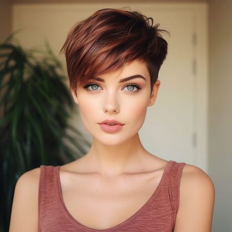 50 Stylish Short Straight Hair Trending In 2024 Straight Hair Pixie Haircut, Long Short Haircuts, Short Straight Hairstyles, Pixie Hair Color, Hairstyles Trending, Straight Bob Hairstyles, Short Hair Images, Hair Color Caramel, Short Sassy Hair