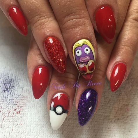 Jynx Pokemon, Catch Em All, A Gym, Nail Inspiration, Pokemon Fan, Pokemon Art, Pokemon Go, Halloween Nails, Christmas Nails